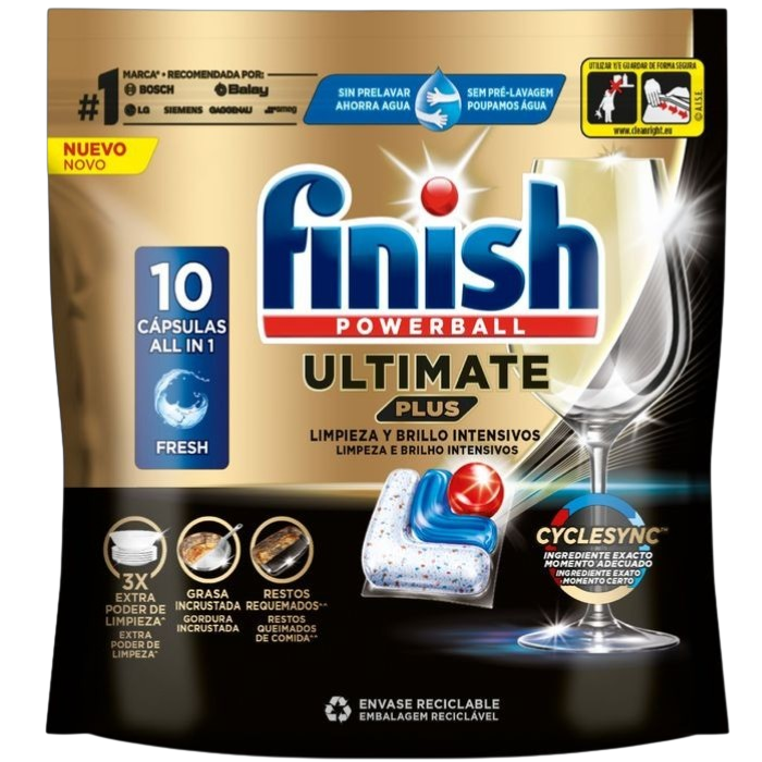 FINISH ULTIMATE PLUS REGULAR 10CAPS