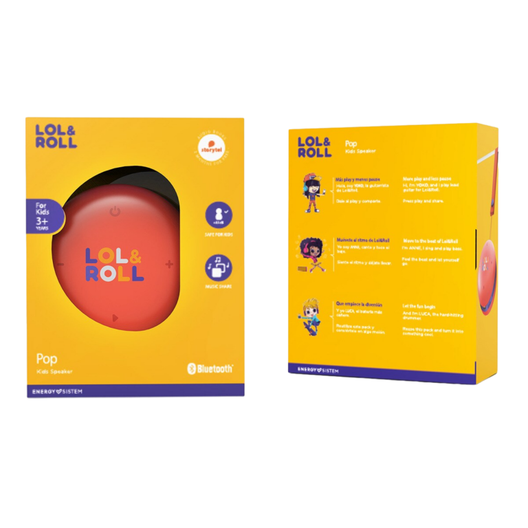 ENERGY SISTEM ALTAVOZ NARANJA LOL&ROLL P