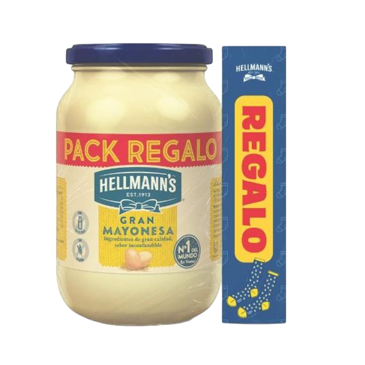 HELLMANN'S MAYONESA 650ML +REGALO