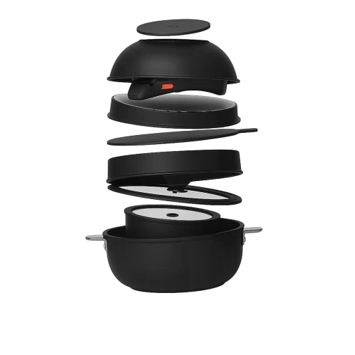 MASTERPRO BATERIA DE COCINA ALU FUNDIDO