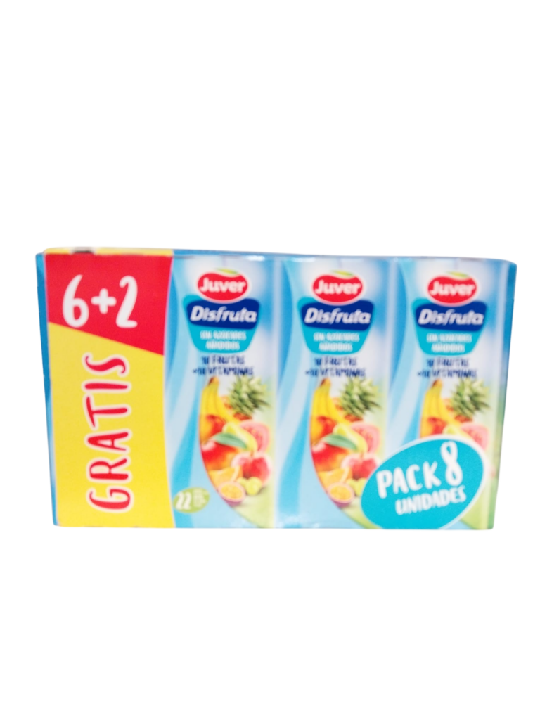 JUVER DISFRUTA VITAMINAS PACK 4X200ML