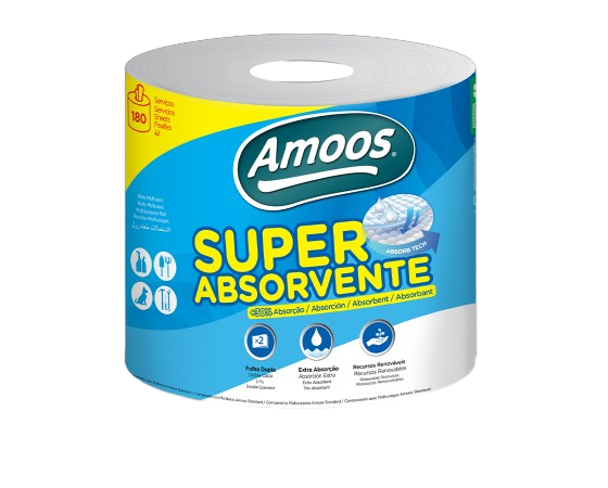 AMOOS PAPEL COCINA SUPER ABSORVENTE 2C 1