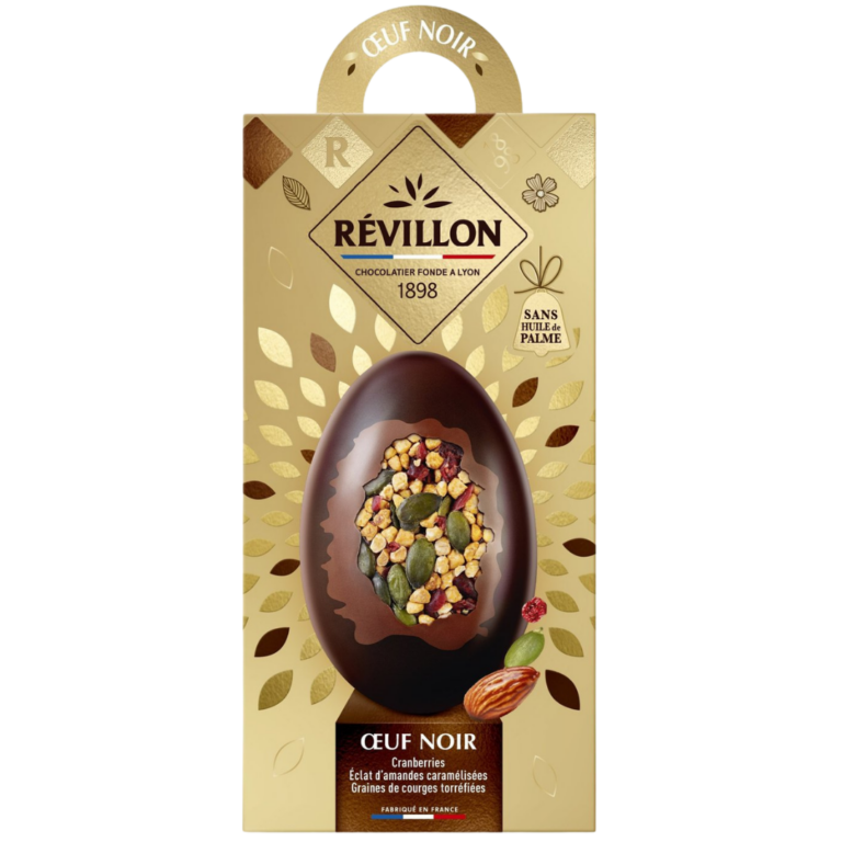REVILLON ŒUF CHOCOLAT NOIR 140G