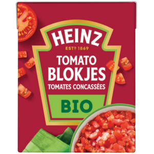 HEINZ TOMATES CONCASSÉES BIO 390G