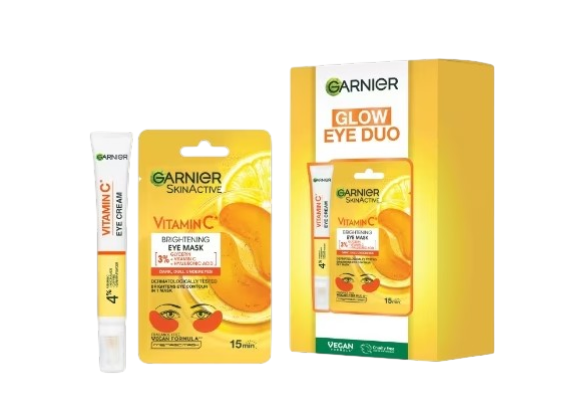 GARNIER SET VITAMINA C CONTORNO + MASCARILLA