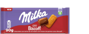 MILKA CHOCOLATE CON LECHE BISCOFF 90G
