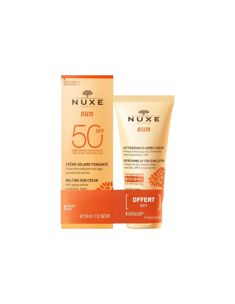 NUXE SUN CREMA ROSTRO SPF50 50ML+LECHE 5