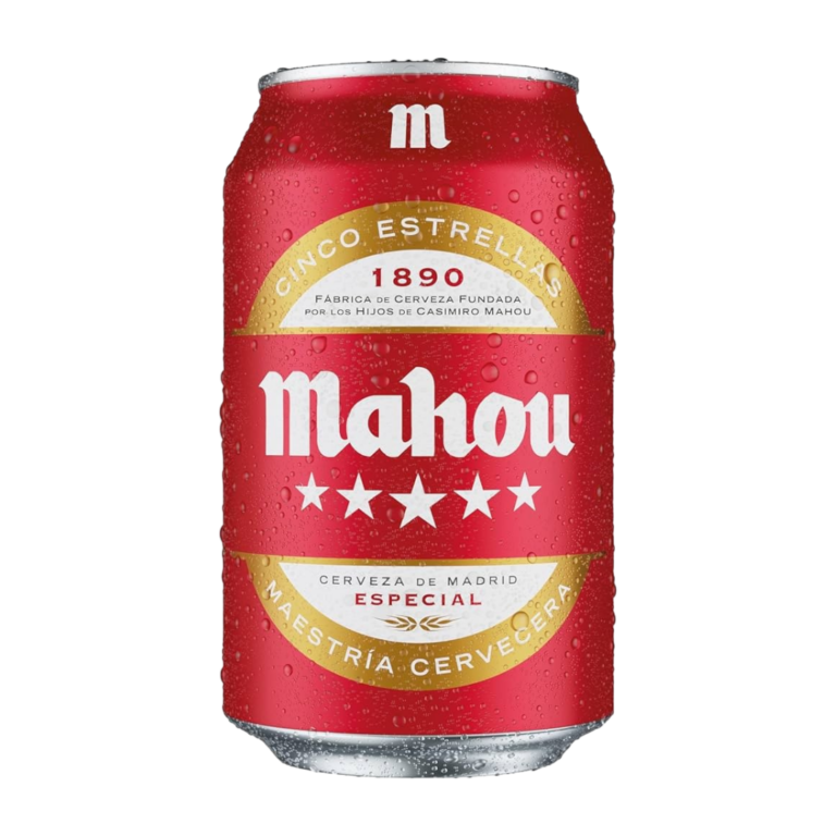 MAHOU 5 ESTRELLAS CERVEZA LATA 33CL