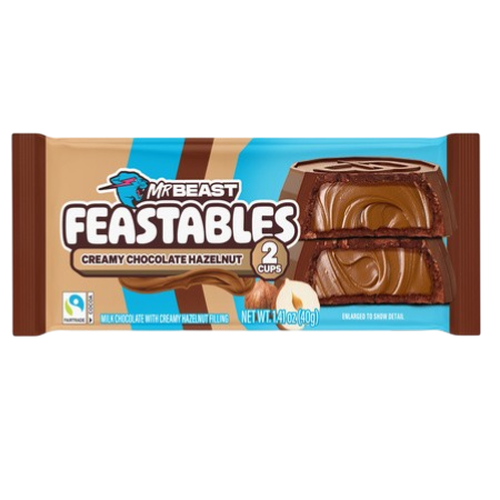 MR BEAST CHOCOLATE AVELLANA (2UD) 40G