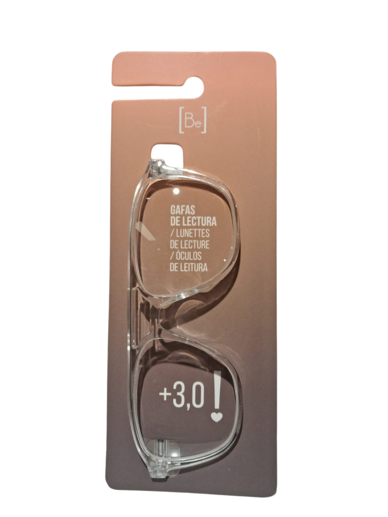 BE GAFAS TRANSPARENTES SUMMER +3,00