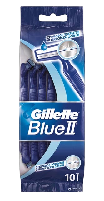 GILLETTE BLUE II MAQ DES BOLSA 10U
