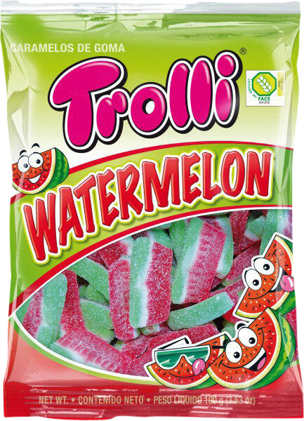 TROLLI RODAJAS SANDIA 100G