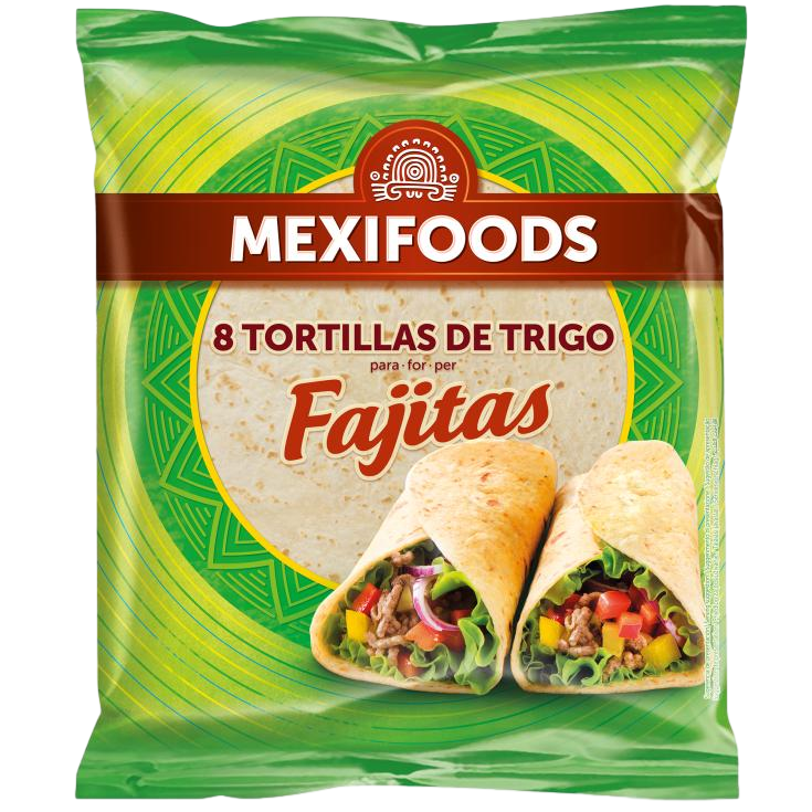 MEXIFOODS TORTILLAS FAJITA 20CM 320GR