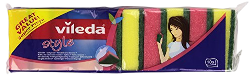 VILEDA STYLE ESTRO ESPONJA+FIBRA PACK 10