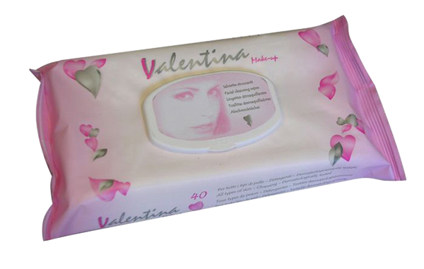 VALENTINA TOALLITAS DESMAQUILLANTES 40U