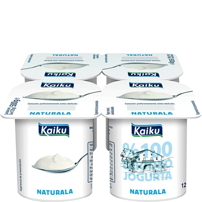 KAIKU YOGUR KAIKU NATURAL 4X125 GR