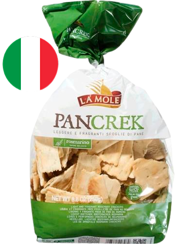 LA MOLE CRAKERS PANCREK CON ROMERO BOLSA