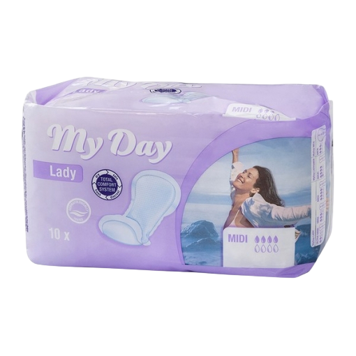 MY DAY INCONTINENCIA COMPMUJER MIDI 10U