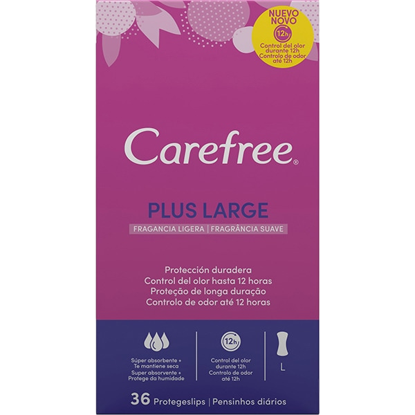 CAREFREE PLUS LARGE PS FRAG LIGERA 32+4U