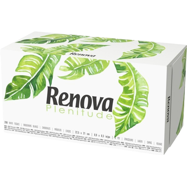 RENOVA PAÑUELOS FACIAL 200UDS