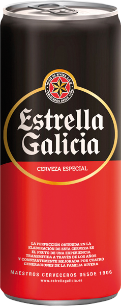 ESTRELLA GALICIA CERVEZA LATA 33CL