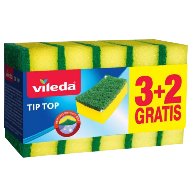 VILEDA ESTROPAJO TIP TOP MULTIUSOS 3+2 U