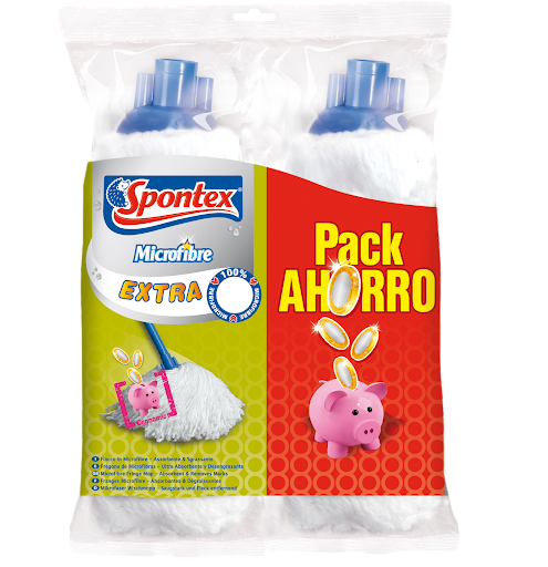 SPONTEX FREGONA MICROFIBRAS EXTRA PACK A