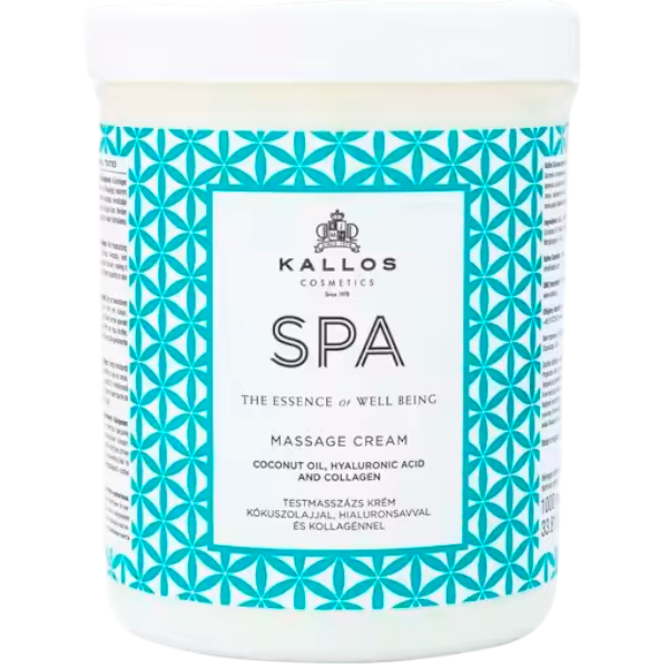 KALLOS SPA CREMA MASAJE COCO HIALU COLAG