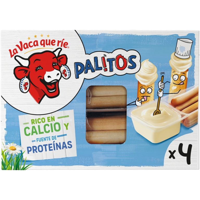 LA VACA QUE RIE PAQUETE DE 4 PALITOS DE