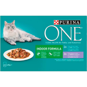 PURINA ONE ONE INTERIOR EN SALSA ATÚN 4X85GR (H)