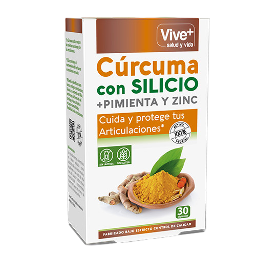VIVE+ CURCUMA+SILICIO+PIMIENTA+ZINC 30C