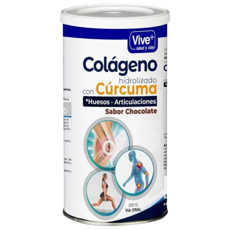 VIVE+ COLAGENO + CURCUMA SABOR CHOCO 200