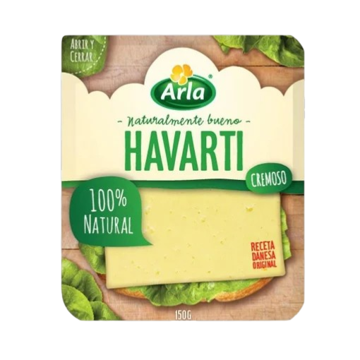 ARLA LONCHAS HAVARTI 150 GRS