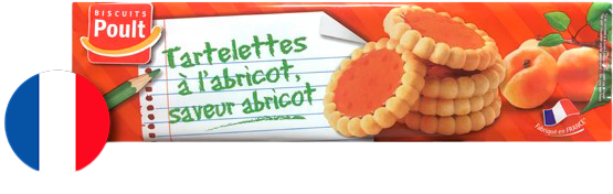 POULT TARTALETAS ALBARICOQUE 150G