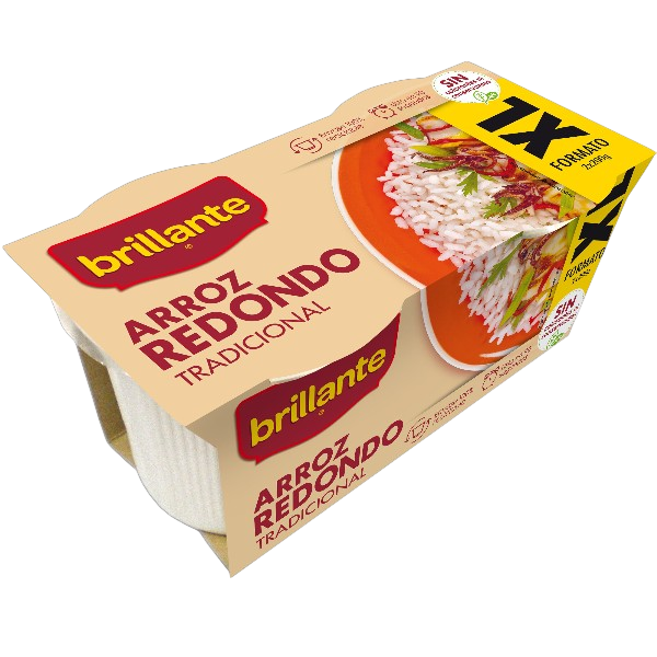 BRILLANTE ARROZ REDONDO XL 2X200GR