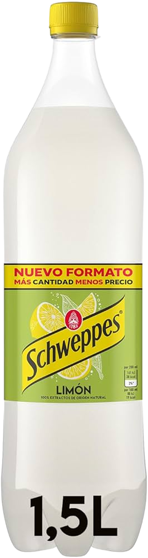 SCHWEPPES LIMON PET 1,5LITROS