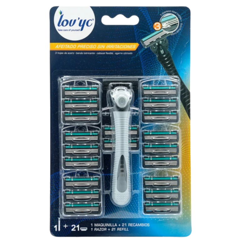 LOV'YC RASOIR HOMME + 21 EMBOUTS