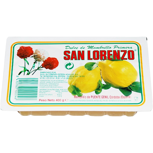 SAN LORENZO DULCE DE MEMBRILLO TARRINA 4
