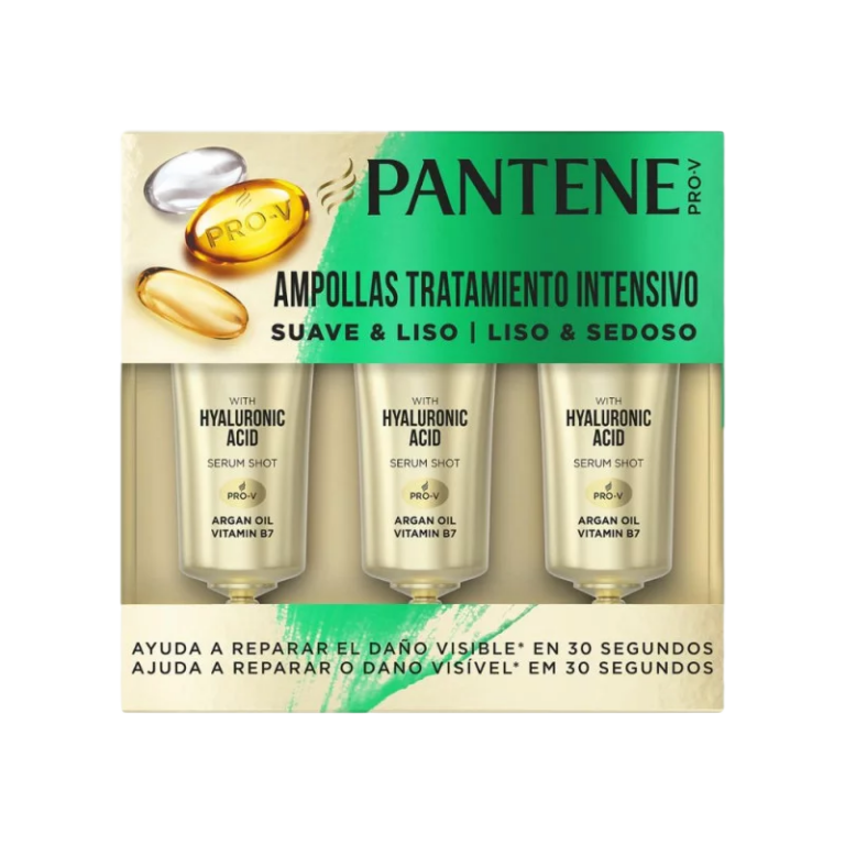 PANTENE AMPOLLA SUAVE Y LISO 3X15ML