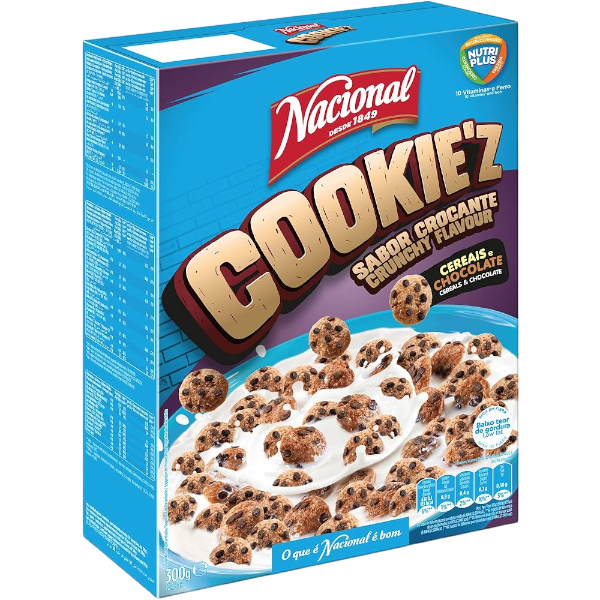 NACIONAL COOKIE'Z CEREALES CON CHOCOLATE