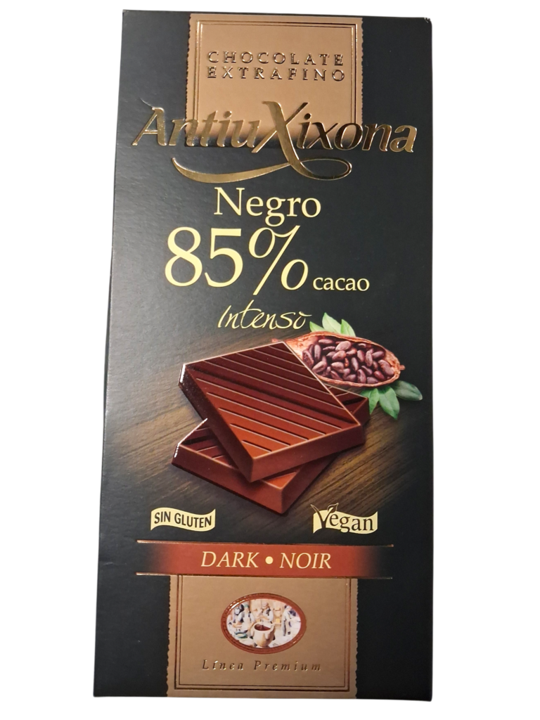 ANTIU XIXONA PREMIUM 85% CACAO INT 90 G