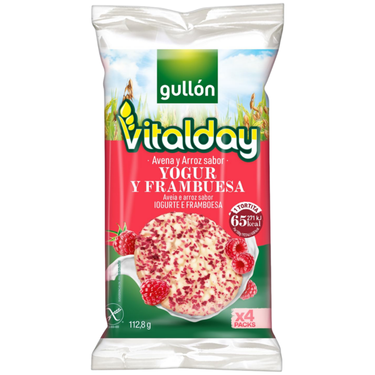 GULLON GALETTES RIZ AVOINE FRAMBOISE 112,8G