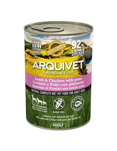 ARQUIVET COMIDA HUMEDA LATA GAMA 400GR (