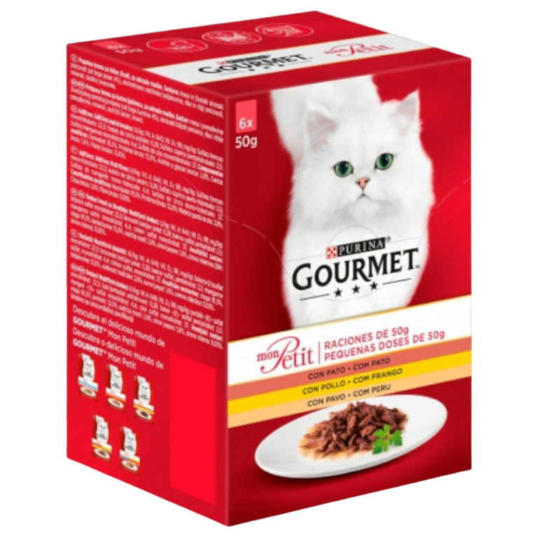 PURINA MON PETIT SELECC AVES CAJA 6X50G