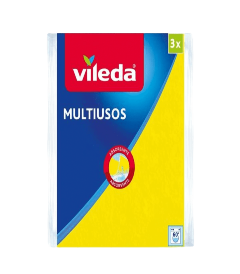 VILEDA BAYETA SUAVE MULTIUSOS 3 UNIDADES