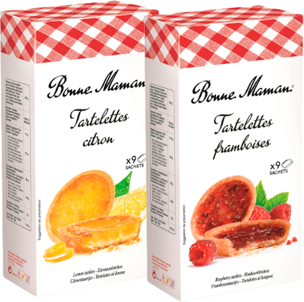 BONNE MAMAN TARTALETAS RELLENAS FRAMBUES
