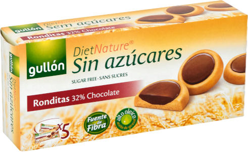GULLON ZERO RONDITAS S/AZUC 186GR