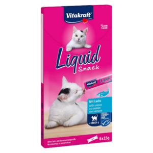 VITAKRAFT CHAT SNACK LIQUIDE SAUMON 90G