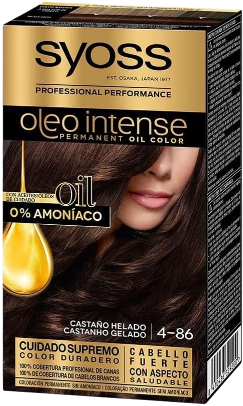 SYOSS PROF OLEO INT TINTE 4.86 CAST HEL