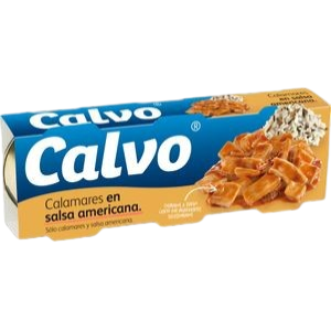 CALVO CALAMAR EN SALSA AMERICANA 3x80G